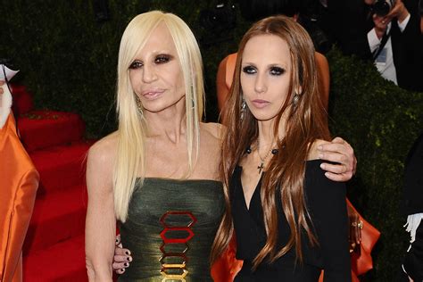 compagna di santo versace|donatella versace and daughter.